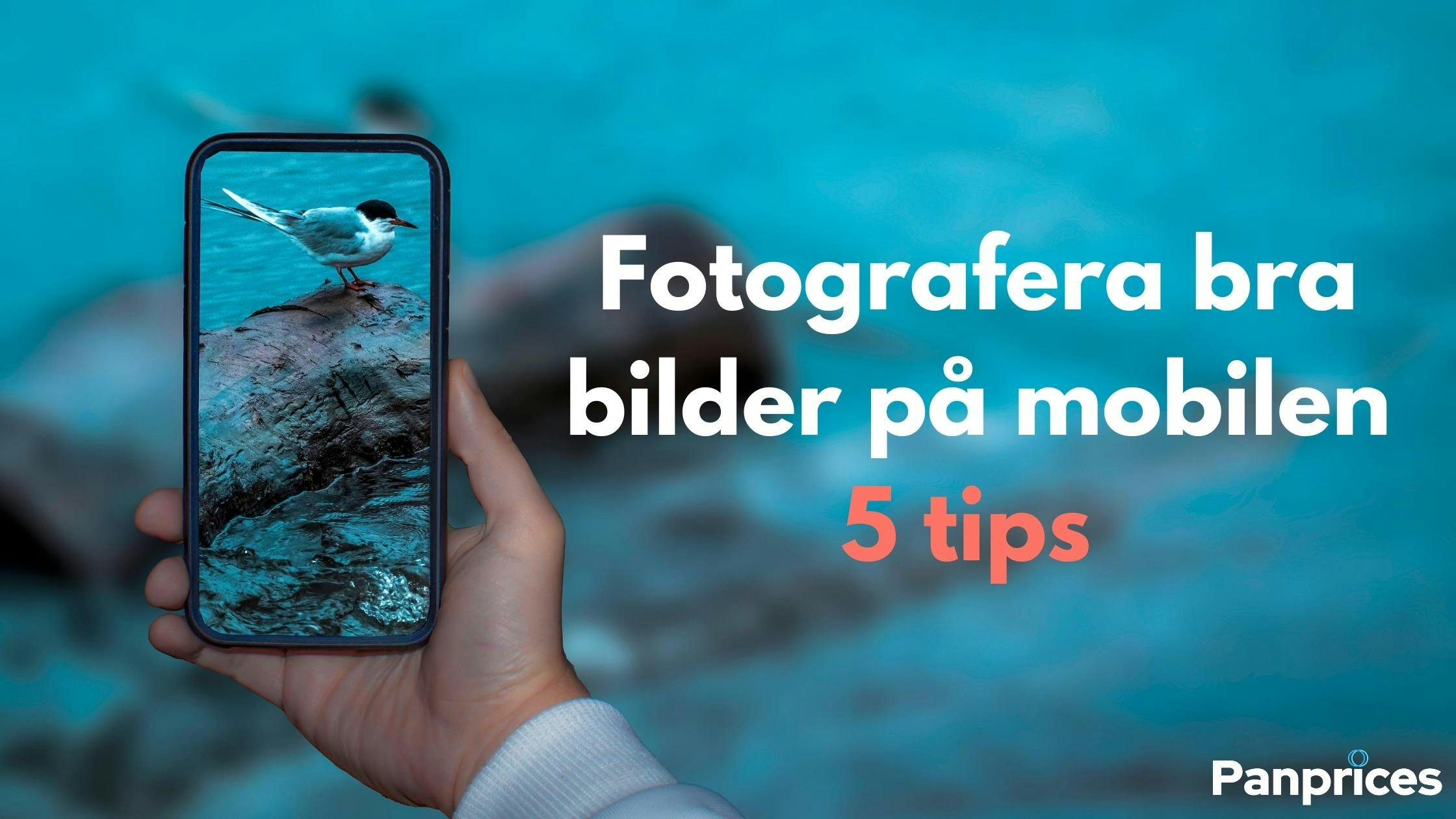 5 tips på hur du kan ta riktigt bra bilder med mobilen
