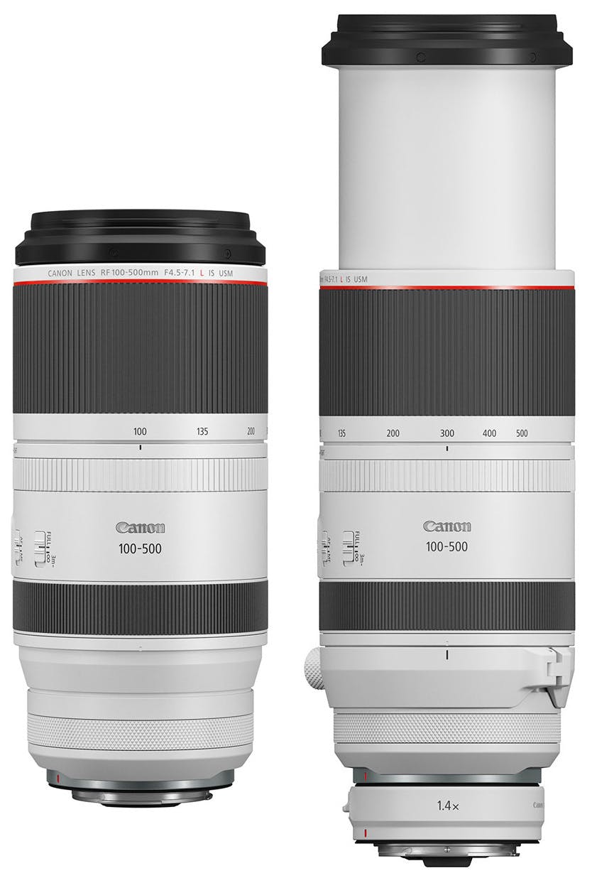 Canon RF 100-500/4.5-7.1 L IS USM objektiv