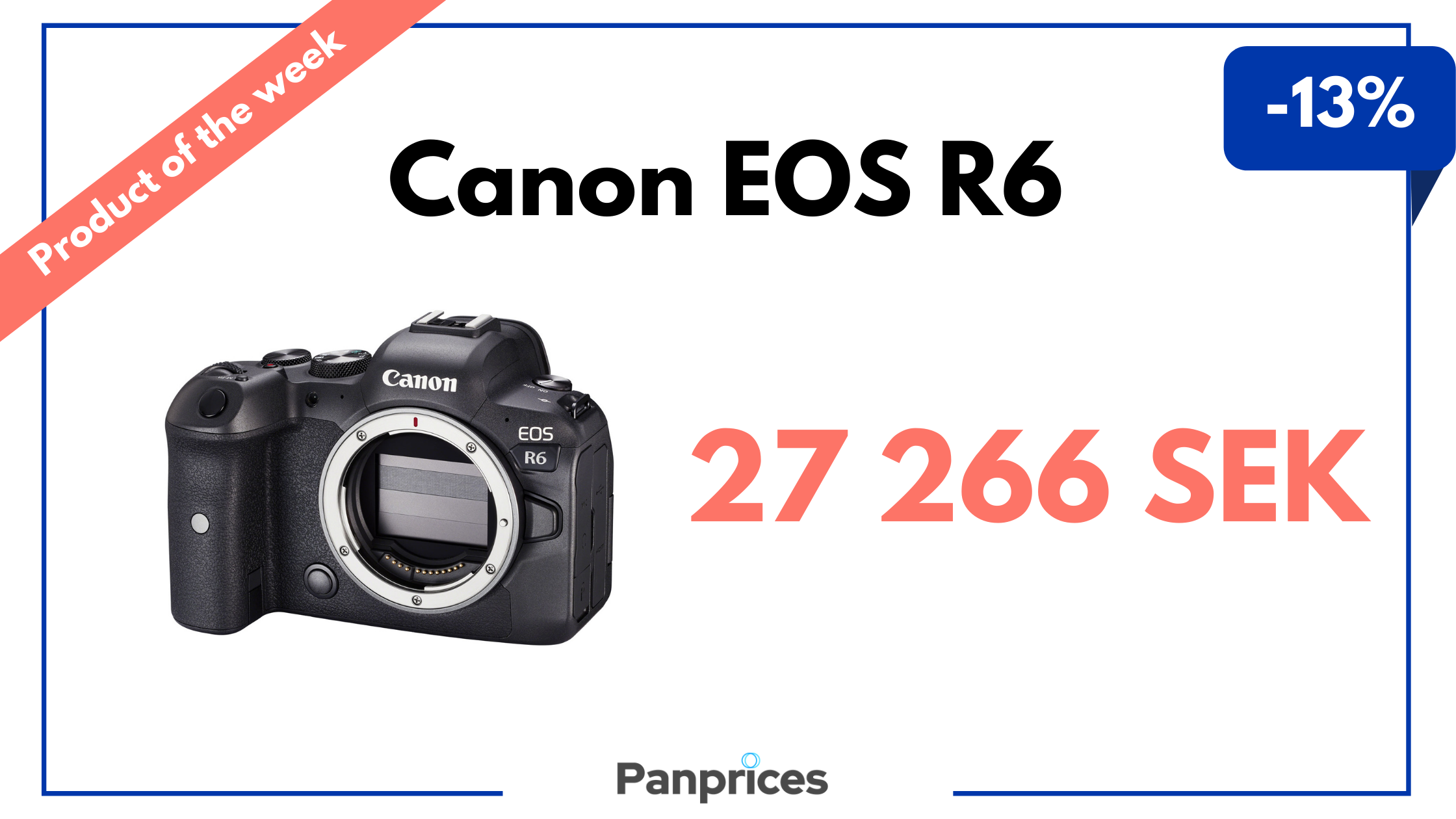 PRODUCT OF THE WEEK BLOG - Canon EOS R6 Header